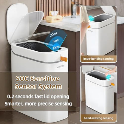Motion Sensor Trash Can 3.5 Gallon by MOPALL