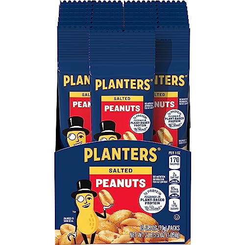 15 Count PLANTERS Salted Peanuts Snack Packs (OU)