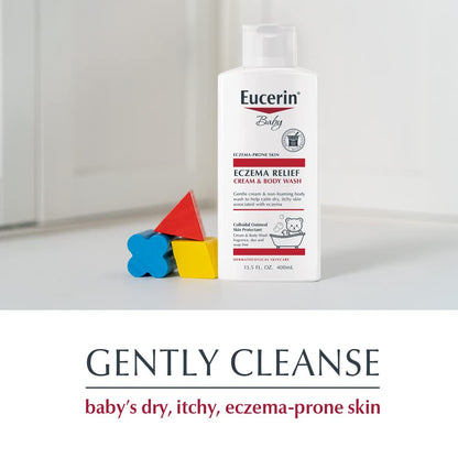 Eucerin Baby Eczema Relief Body Wash, 13.5 Fl Oz