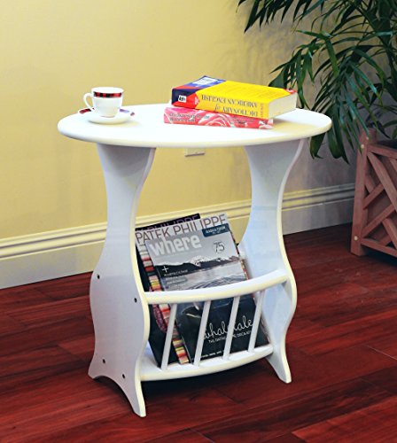 Magazine Table for Living Room, End Table Stand