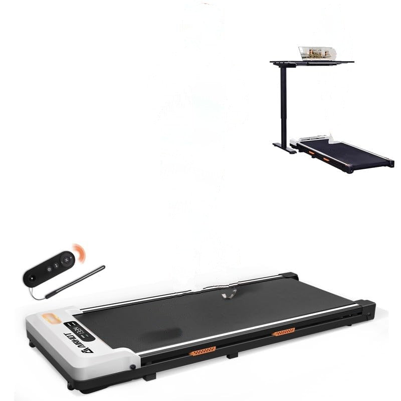 AIRHOT Under Desk Treadmill, Walking Pad 2 in 1 for Walking and Jogging, Portable Walking Treadmill with Remote Control Lanyard for Home/Office, 2.5HP Low-Noise Desk Treadmill in LED Display