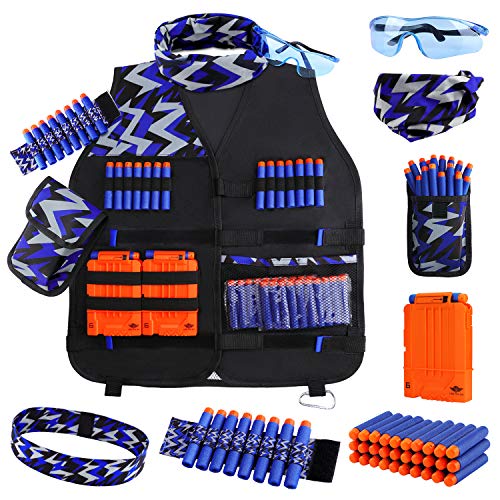 Kids Tactical Vest Kit for Nerf Guns Accessories