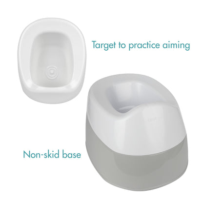 The First Years Potty Training Urinal and Potty System - 2-in-1 Toddler Urinal and Potty Training Toilet Seat - Adjustable Toddler Toilet Ages 18 Months and Up