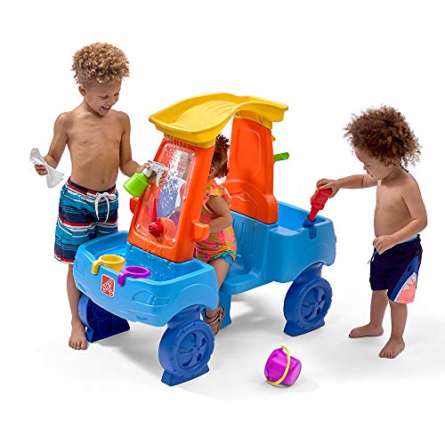 13 Piece Step2 Car Wash Kids Water Table Playset