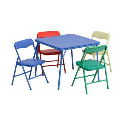 Flash Furniture Kids 5-Piece Folding Table Set