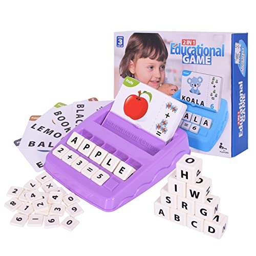 Matching Letter Game for Kids, Spelling & Reading Toy