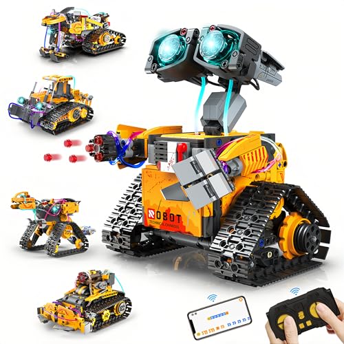 673 Piece App Remote Control Robot Building Kit