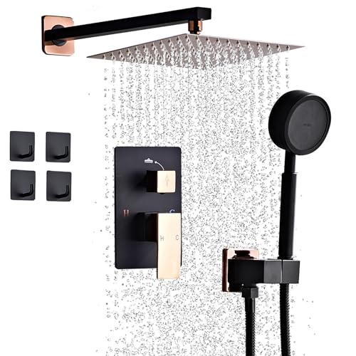 8 Inch Rainfall Shower System with Handheld Spray