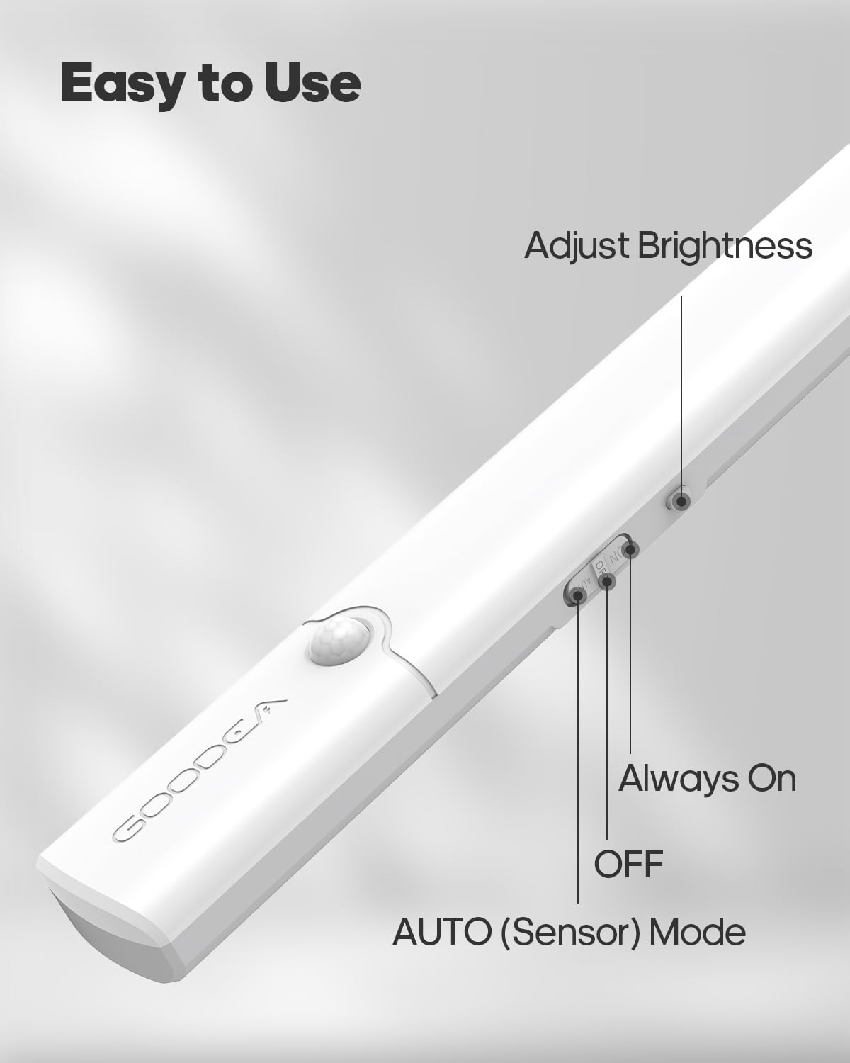 6 Pack LED Motion Sensor Under Cabinet Lights