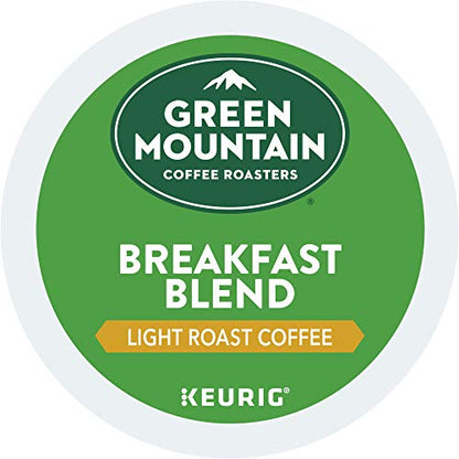 60 Count Green Mountain Coffee Breakfast Blend K-Cups