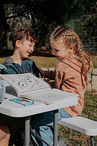 Stansport Compact Kids Picnic Table - White