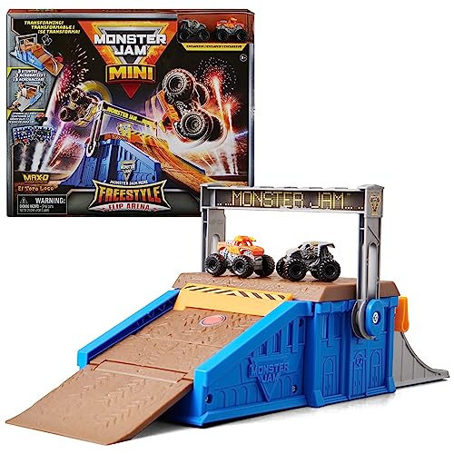 Monster Jam Freestyle Flip Stunt Truck Playset