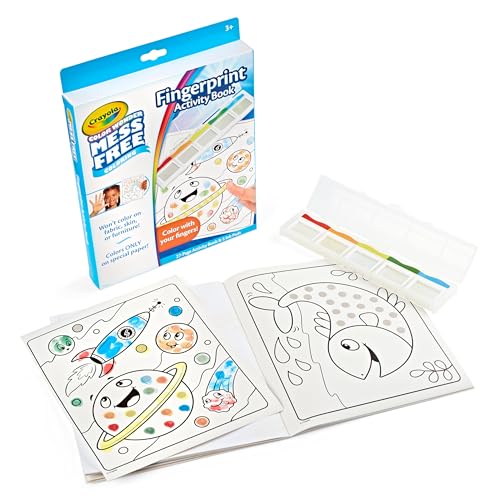 Crayola Color Wonder Mess Free Fingerpaint Activity Book