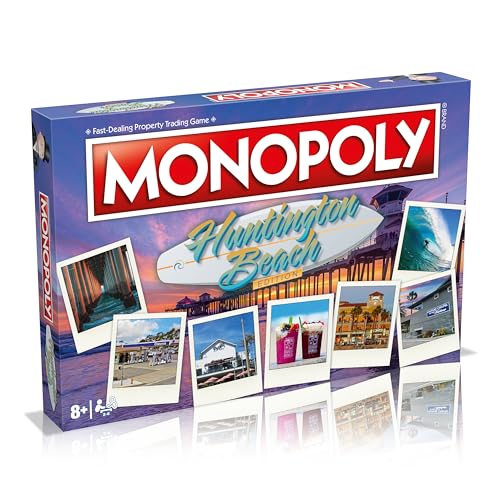 Monopoly Huntington Beach Edition Family Board Game