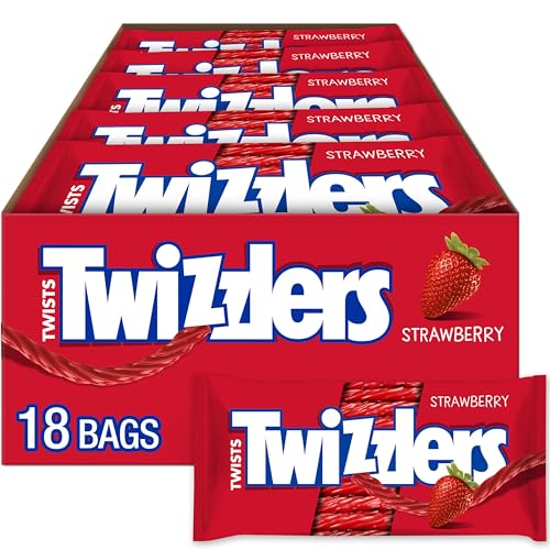 18 Pack Twizzlers Chewy Licorice Candy 2.5 oz