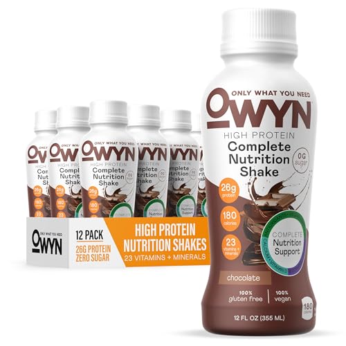 12 Pack OWYN High Protein Nutrition Shakes