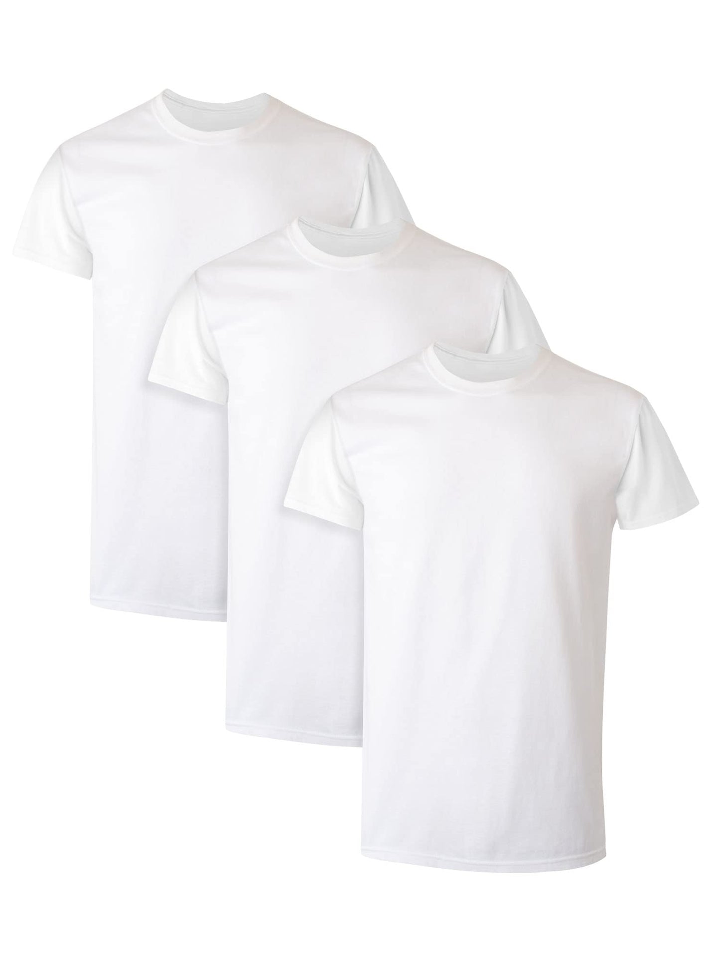 Hanes Men's Tagless Cotton Crew Undershirts 3-Pack