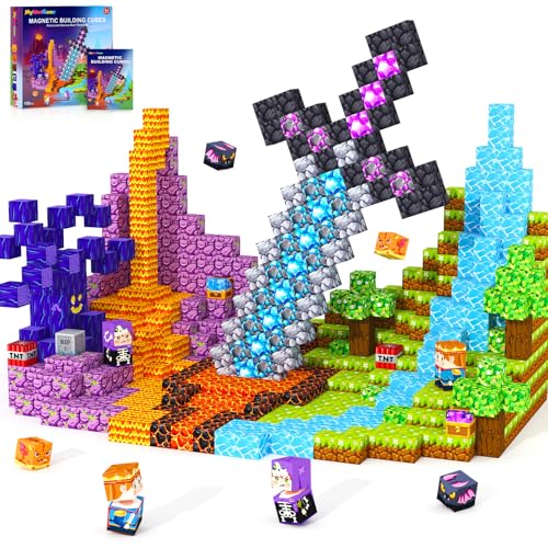 Magnetic Blocks Building Toys Montessori Sensory Kids Set