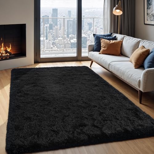 3x5 Fluffy Shag Area Rug Soft Washable Carpet