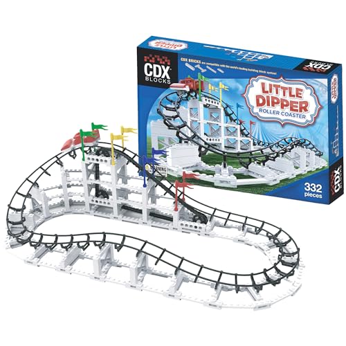 324 Piece Gravity Roller Coaster Building Set