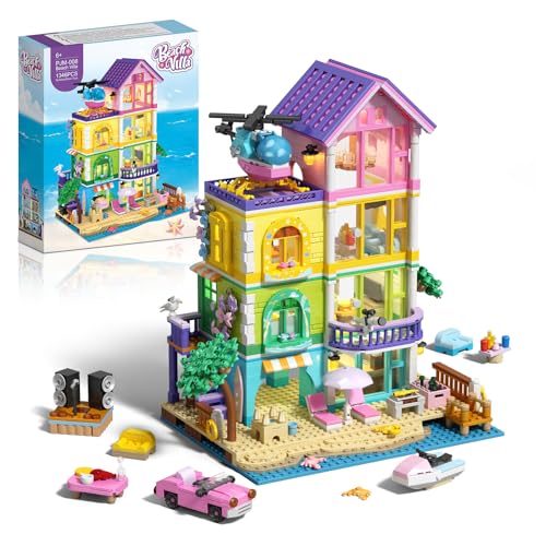 1346 Piece Beach House Building Block Set