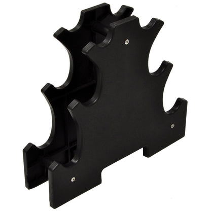 Neoprene Dumbbell Hand Weights Set with Rack