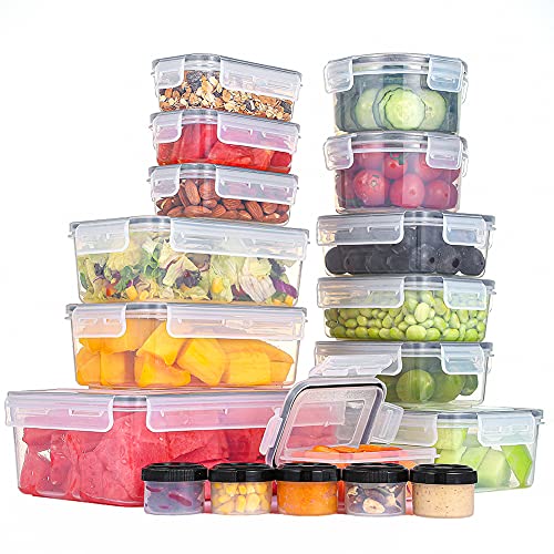 36 Piece Airtight Food Storage Containers Set