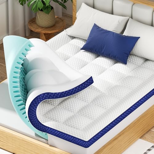 Full 4-Inch Dual Layer Memory Foam Mattress Topper