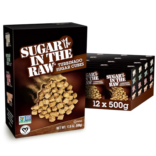 12 Pack In The Raw Turbinado Sugar Cubes