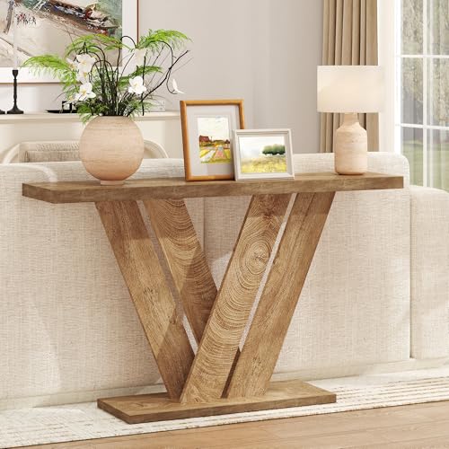 51-Inch Modern V-Shaped Console Table