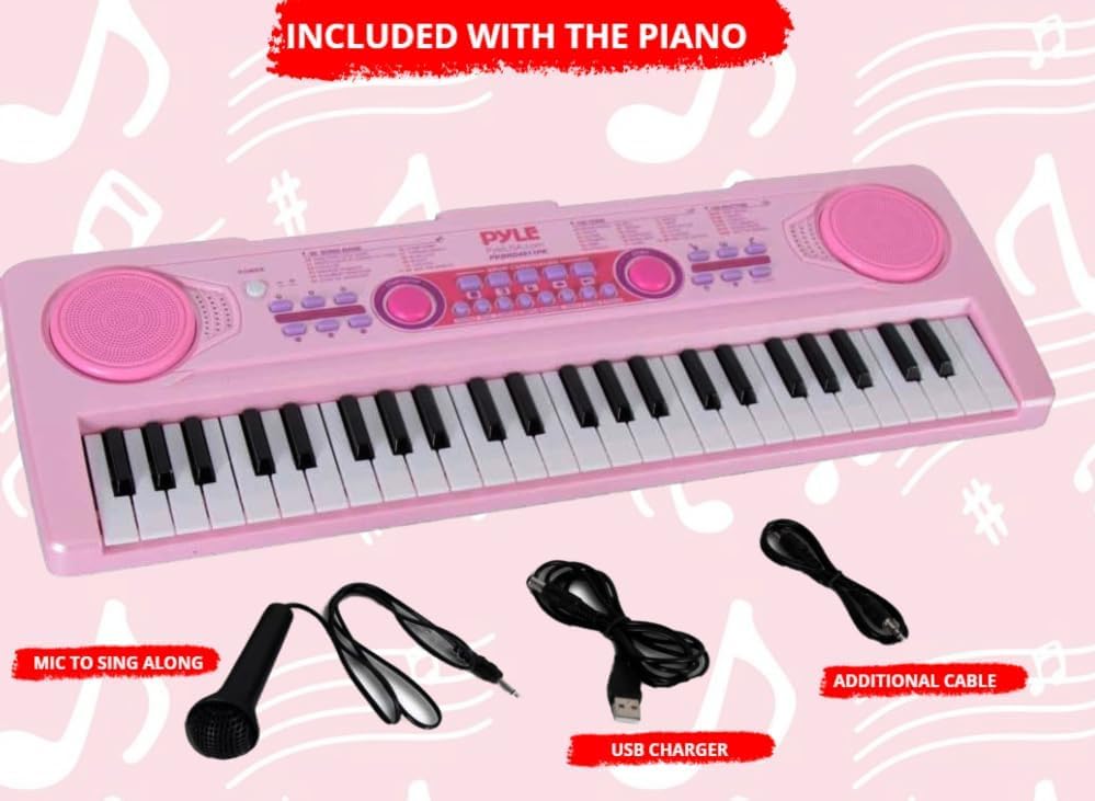 Pyle Kids 49-Key Portable Electric Keyboard