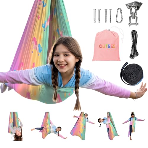 OUTREE Sensory Therapy Swing Hammock with Hanging Kit