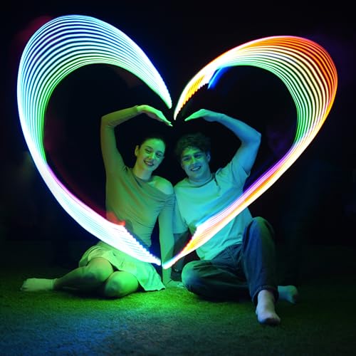 TOSY LED Flying Ring Frisbee - 2-Pack