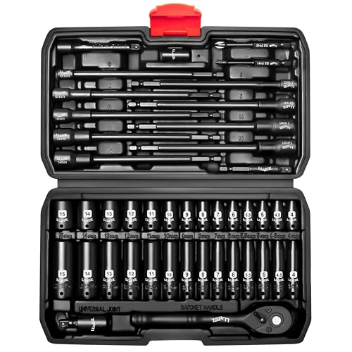 44 Piece 1/4" Drive Socket and Nut Driver Set