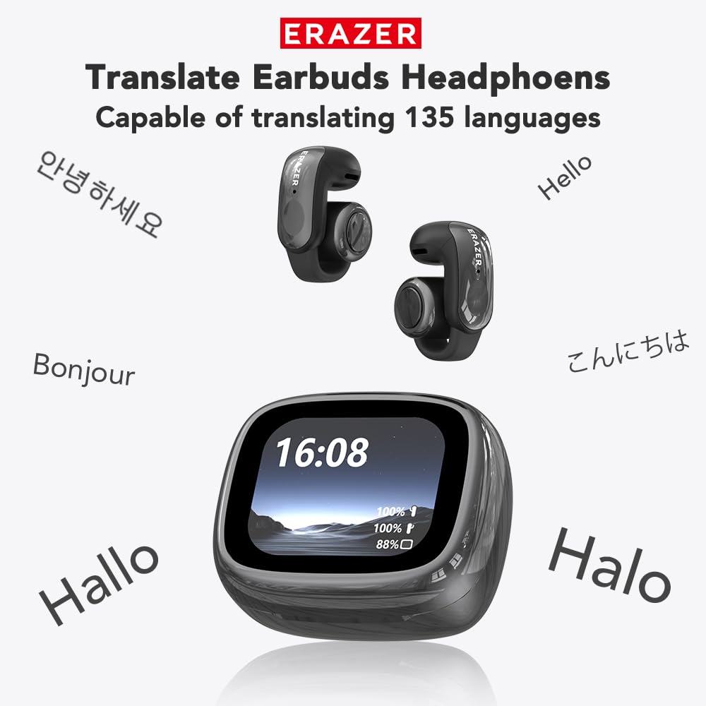 AI Translation Earbuds for 135 Languages