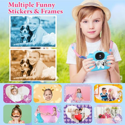 Kids Instant Print Camera for Ages 3-12