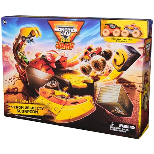 Monster Jam El Toro Loco Scorpion Playset with Trucks