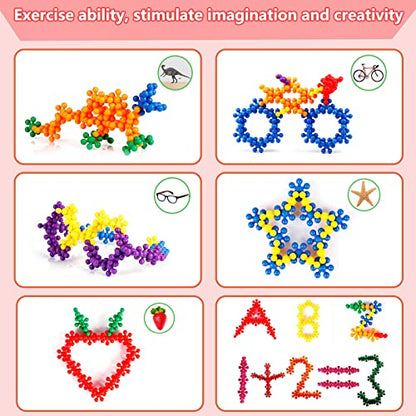 XIZIGOIT 200PCS Kids Building Block Birthday Christmas Toys Gifts for Boys Girls Aged 4+ Children Toddler Mini Portable Toys 5 6 7 8 9 10 11 Years Old Educational Kids Toys