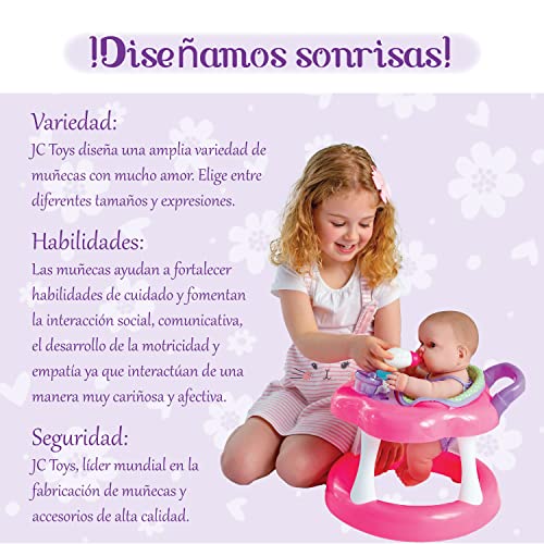 JC Toys 14" Posable Doll with Walker Set
