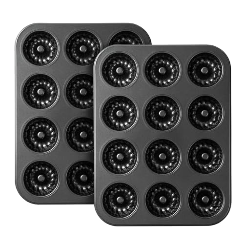 2 Pack Mini Fluted Tube Cake Pan Set
