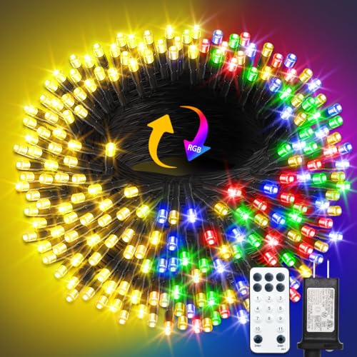 300 LED String Lights, 100FT Outdoor Christmas Lights