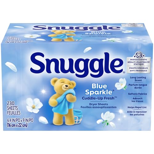 460 Count Snuggle Fabric Softener Dryer Sheets
