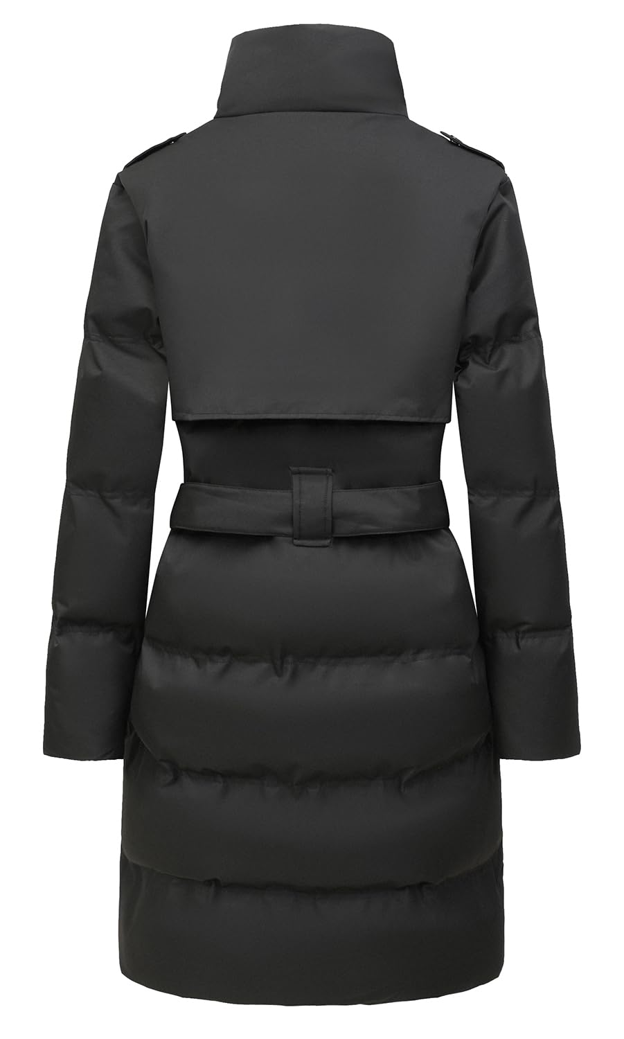 MOERDENG Women's Waterproof Long Winter Puffer Jacket