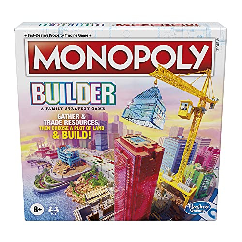 Hasbro Gaming Monopoly Builder Family Strategy Board Game