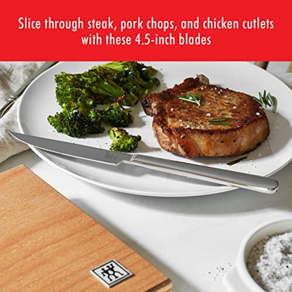 ZWILLING 8-Piece Razor-Sharp Steak Knife Set
