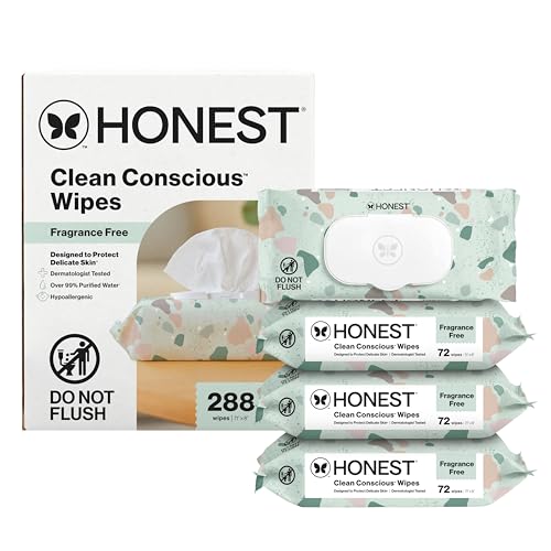 288 Count Honest Company Hypoallergenic Baby Wipes