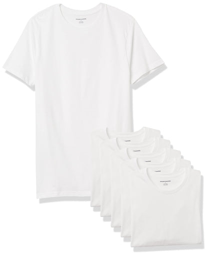 Amazon Essentials Men's Crew Neck T-Shirts, 6-Pack