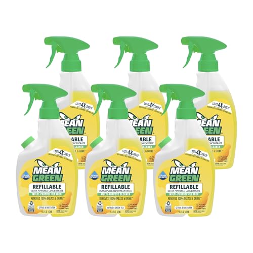 6 Pack Mean Green Refillable Multi-Purpose Cleaner Concentrate