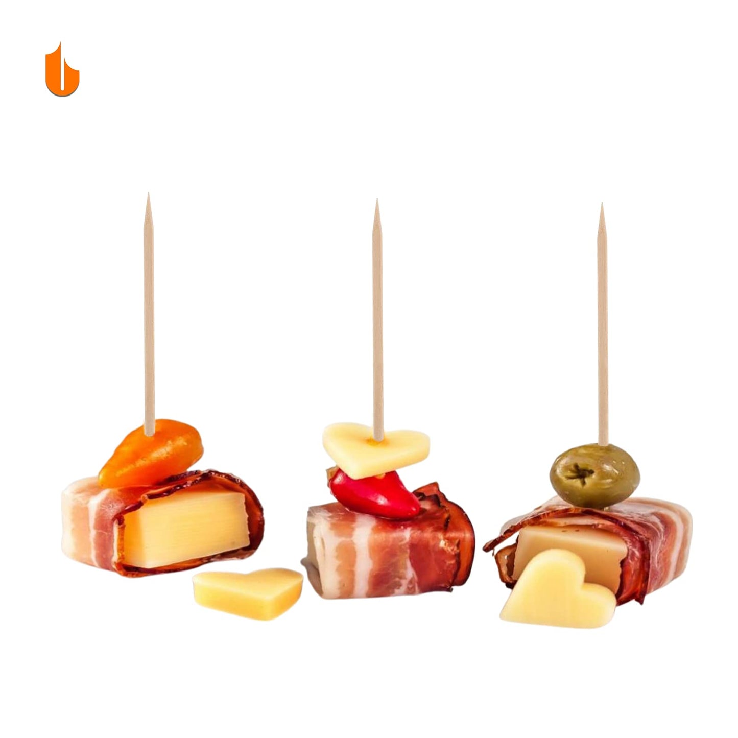 Sturdy Toothpick Holder with 1600 Natural Picks