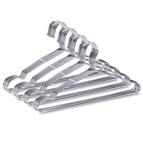 40 Pack Heavy Duty Stainless Steel Clothes Hangers